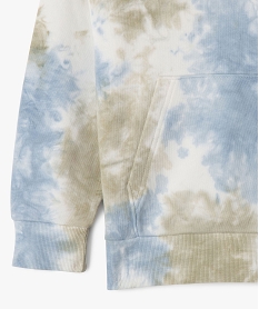 sweat a capuche tie-and-dye garcon bleu sweatsG600301_3