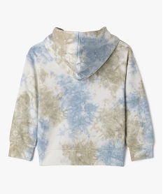 sweat a capuche tie-and-dye garcon bleu sweatsG600301_4