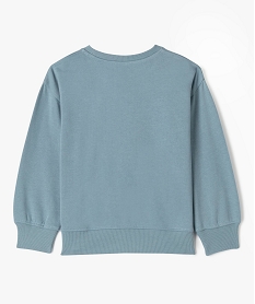 sweat en molleton douillet imprime garcon gris sweatsG600501_3