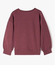 sweat en molleton douillet imprime garcon rose sweatsG600601_3