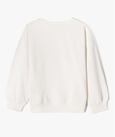 sweat en molleton douillet imprime garcon blanc standard sweatsG600801_3