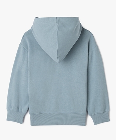 sweat a capuche molletonne garcon bleu sweatsG601001_3