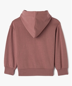 sweat a capuche molletonne garcon rose sweatsG601101_3