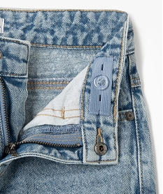 jean regular delave a taille reglable garcon blanc chine jeansG603201_2