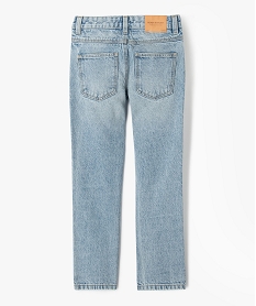 jean regular delave a taille reglable garcon blanc chine jeansG603201_3