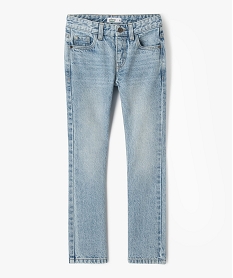 jean regular delave a taille reglable garcon blanc chine jeansG603201_4