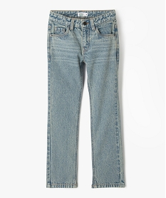 jean regular delave a taille reglable garcon bleu vif jeansG603301_4