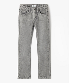 jean regular delave a taille reglable garcon gris standard jeansG603401_4
