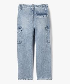 jean loose a poches cargo garcon bleu jeansG603601_3