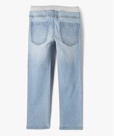 jean regular avec taille ajustable en bord-cote garcon blanc chine jeansG603701_3