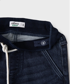 short en jean stretch regular avec taille ajustable garcon bleuG605101_2
