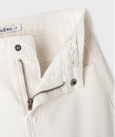 bermuda en jean skater garcon blanc standardG605401_2