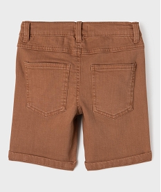 bermuda regular taille ajustable garcon brunG607601_3