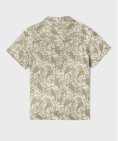 chemise imprimee garcon vert standardG608601_3