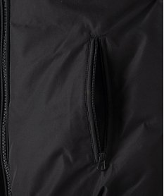 doudoune sans manches a capuche epais matelassage garcon noir standardG611801_2