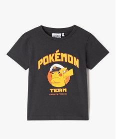 GEMO Tee-shirt manches courtes imprimé Pikachu garçon - Pokémon gris standard