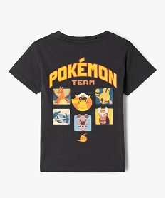 tee-shirt manches courtes imprime pikachu garcon - pokemon gris standard tee-shirtsG613001_3