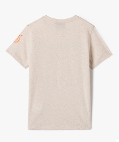 tee-shirt manches courtes en coton imprime garcon - naruto beige tee-shirtsG615001_3