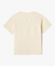tee-shirt manches courtes coupe oversize theme sport garcon blanc chine tee-shirtsG615401_4