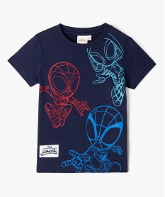 GEMO Tee-shirt manches courtes avec motif Spidey garçon - Marvel Bleu