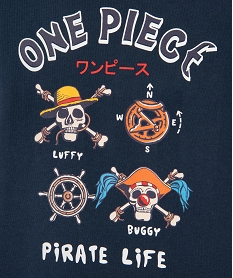 tee-shirt manches courtes a motif manga garcon - one piece bleu tee-shirtsG616401_2