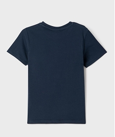 tee-shirt manches courtes a motif manga garcon - one piece bleu tee-shirtsG616401_3