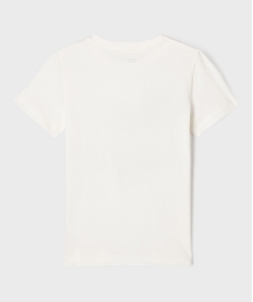 tee-shirt manches courtes avec motif animal garcon blanc standard tee-shirtsG619201_3