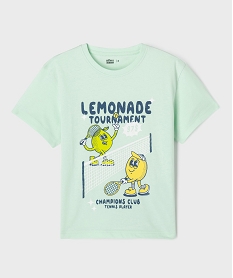 tee-shirt manches courtes coupe large avec motif garcon vert standard tee-shirtsG619401_4