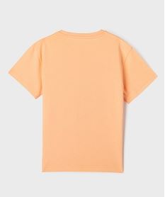 tee-shirt imprime coupe large garcon orange tee-shirtsG619501_3