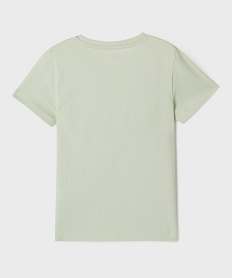 tee-shirt manches courtes avec poche poitrine garcon vert standard tee-shirtsG620501_3
