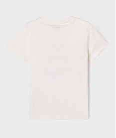 tee-shirt manches courtes avec inscription garcon blanc standard tee-shirtsG620801_3