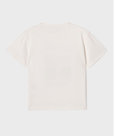 tee-shirt manches courtes avec motif en sequins garcon blanc standard tee-shirtsG621801_3