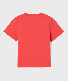 tee-shirt manches courtes avec motif exotique garcon rouge standard tee-shirtsG622101_3