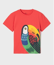 tee-shirt manches courtes avec motif exotique garcon rouge standard tee-shirtsG622101_4