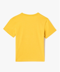 tee-shirt manches courtes avec motif exotique garcon jaune standard tee-shirtsG622201_3