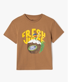 tee-shirt manches courtes avec motif exotique garcon cafe tee-shirtsG622301_4