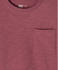 t-shirt manches longues poche garcon rose tee-shirtsG622901_2