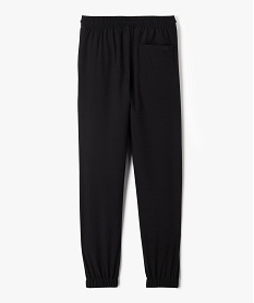 pantalon de sport en toile parachute garcon noir standardG623701_3