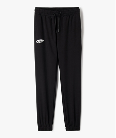 pantalon de sport en toile parachute garcon noir standardG623701_4