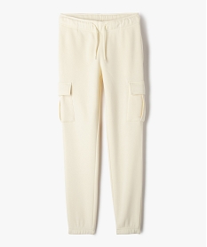 GEMO Pantalon de jogging coupe cargo garçon blanc chine