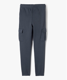pantalon de jogging coupe cargo garcon bleu pantalonsG623901_3