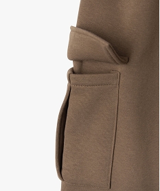 pantalon de jogging coupe cargo garcon brunG624101_2