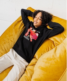 GEMO Sweat à capuche avec motifs manga garçon - One Piece noir standard