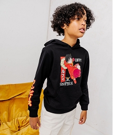 sweat a capuche avec motifs manga garcon - one piece noir standard sweatsG625001_3