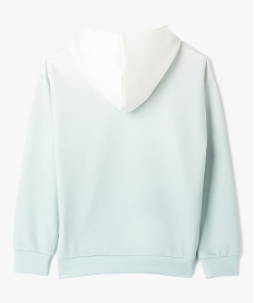 sweat de sport a capuche garcon vert sweatsG625101_4