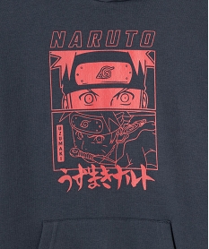 sweat a capuche a motif manga garcon - naruto shippuden gris standard sweatsG625501_2