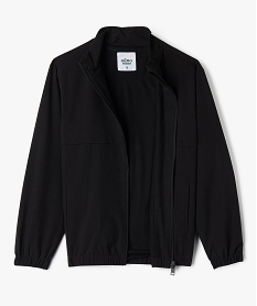 sweat zippe deperlant garcon noir standard sweatsG626001_3