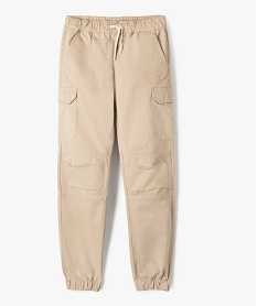 GEMO Pantalon jogger coupe cargo garçon - Camps United beige standard