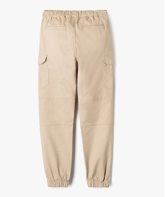 pantalon jogger coupe cargo garcon - camps united beige pantalonsG626901_3