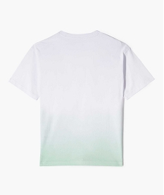 tee-shirt manches courtes coloris tie and dye garcon blanc tee-shirtsG634701_3